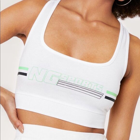 Nasty Gal Sports Bra Size 8 - Picture 1 of 5
